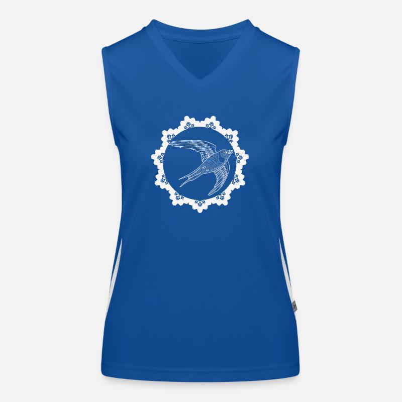 Vogel - Naturschutz Tierfreund Funktionelles Kontrast-Tank Top für Frauen