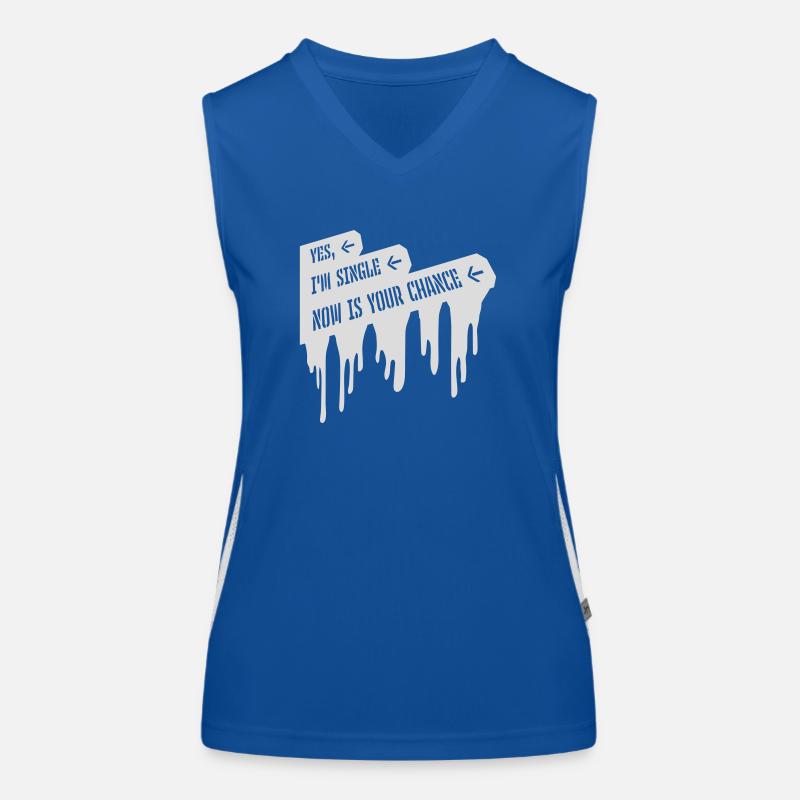 single now your chance Women's Functional Contrast Tank Top