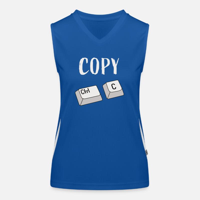 Ctrl C Copier Débardeur respirant contrasté Femme