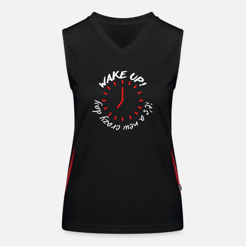wake up Women's Functional Contrast Tank Top