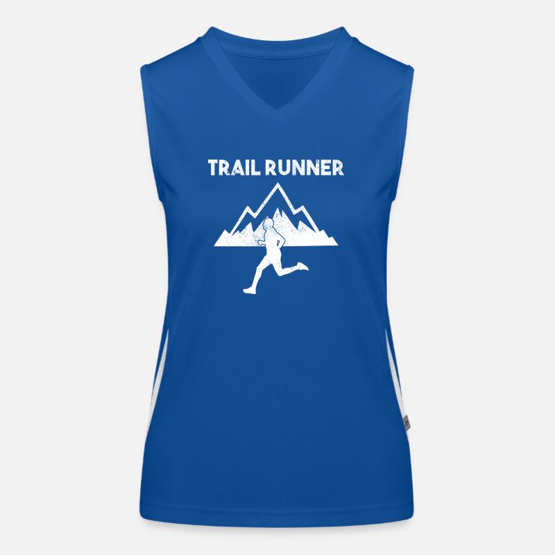 Trail Runner Running Jogging Jogger I Gift Débardeur respirant contrasté Femme
