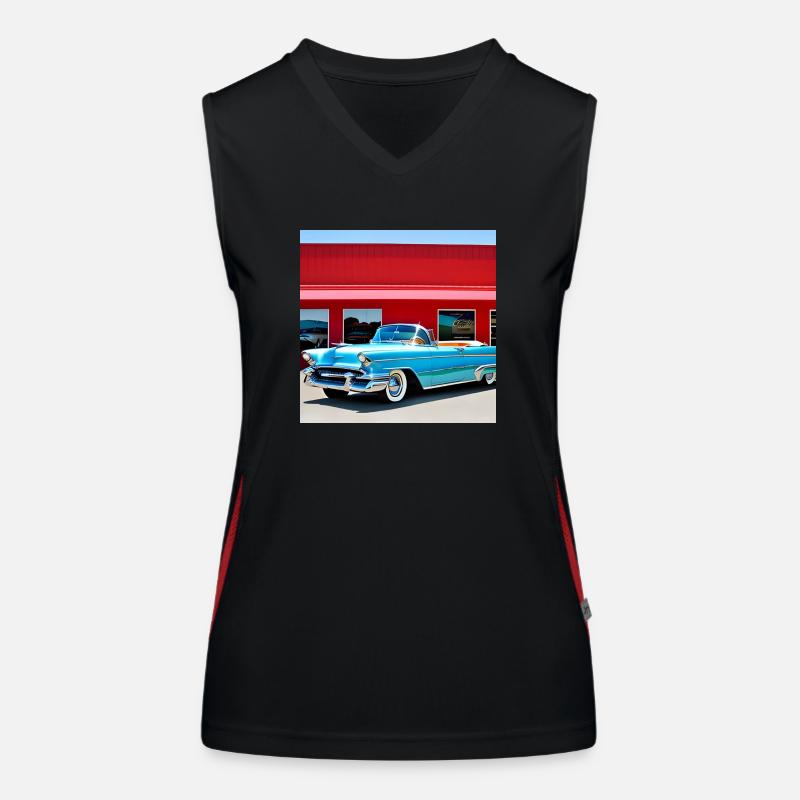 C09 Funktionelles Kontrast-Tank Top für Frauen