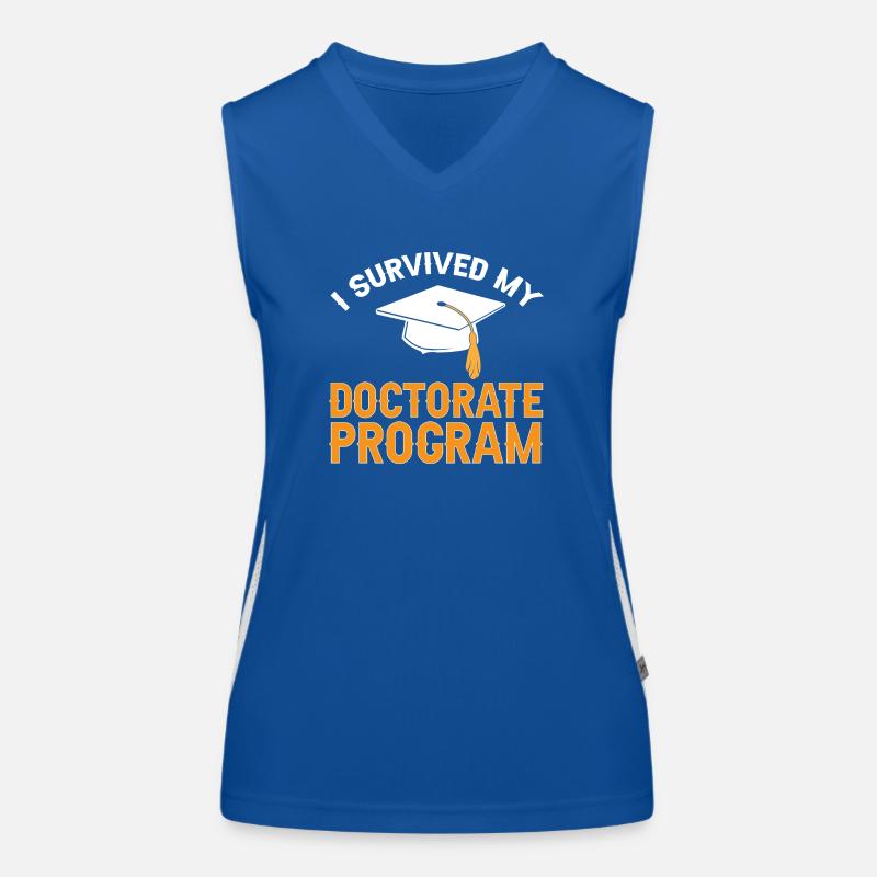 PhD Graduate Doktorgrad Ph.D. Promotion Funktionelles Kontrast-Tank Top für Frauen