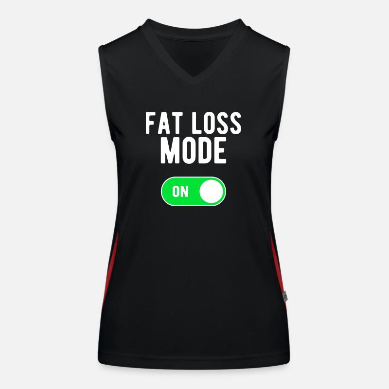 Mode de perte de graisse ON Entraînement de poids de musculation Débardeur respirant contrasté Femme