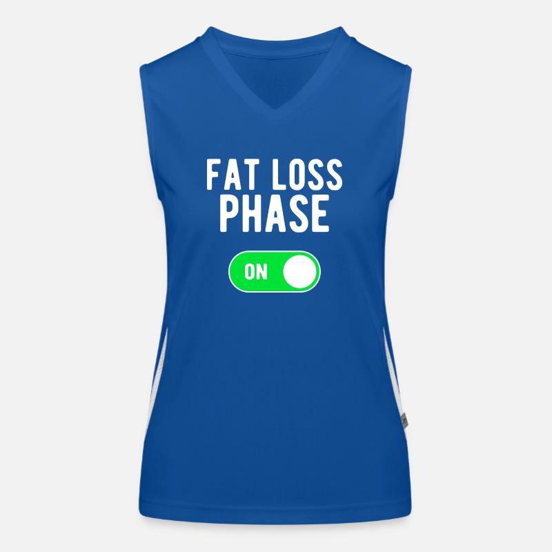 Phase de perte de graisse ON Entraînement de poids de musculation Débardeur respirant contrasté Femme