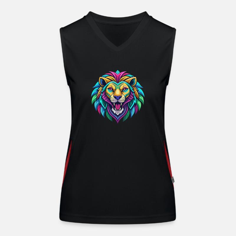 LÖWE Funktionelles Kontrast-Tank Top für Frauen