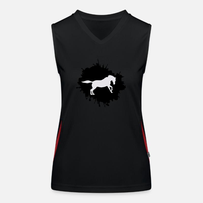 Blobs de cheval Débardeur respirant contrasté Femme