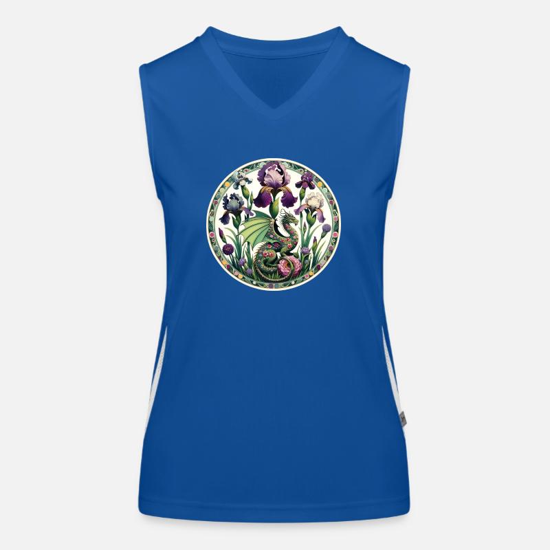 Iris Dragon Women's Functional Contrast Tank Top