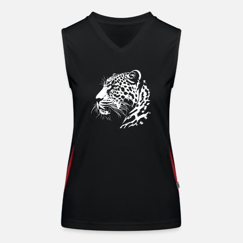 Leopard Women's Functional Contrast Tank Top
