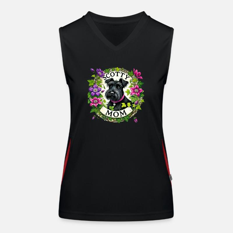 Scotty Mama Funktionelles Kontrast-Tank Top für Frauen