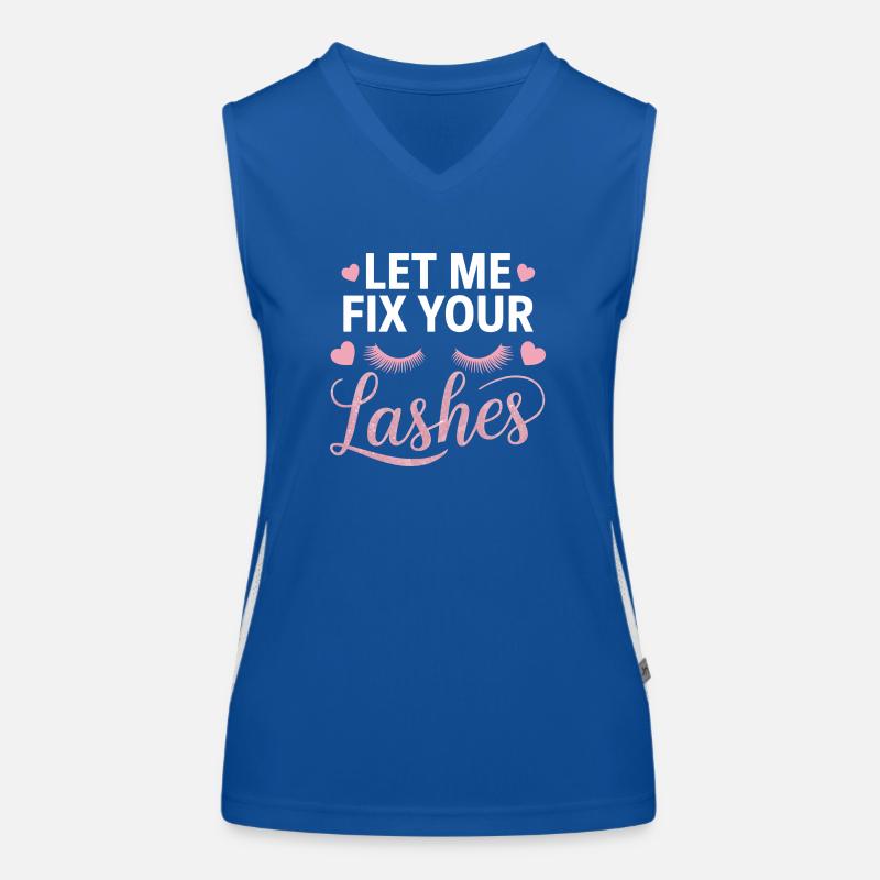 Precision for perfect eyelashes Women's Functional Contrast Tank Top