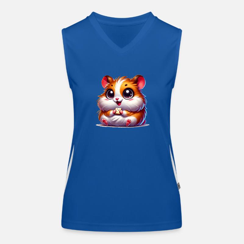 hamster comic Funktionelles Kontrast-Tank Top für Frauen