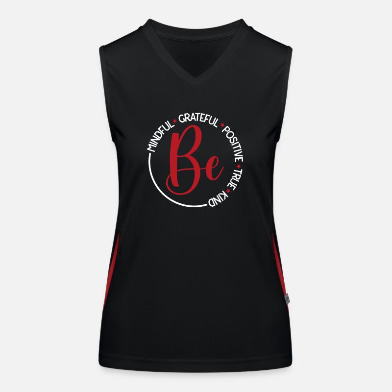 Achtsamkeit Funktionelles Kontrast-Tank Top für Frauen