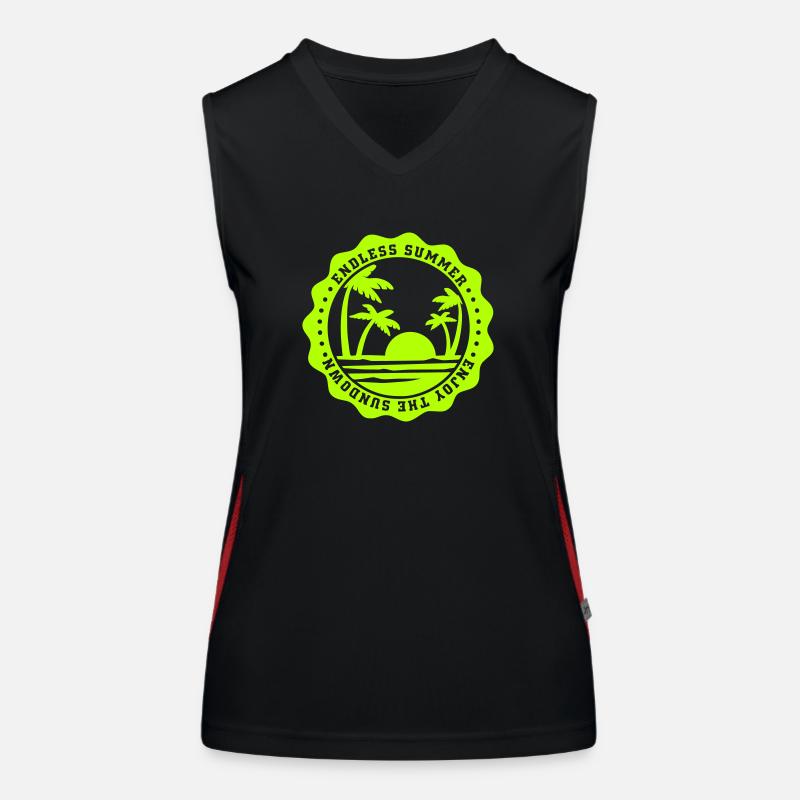endless summer Women's Functional Contrast Tank Top