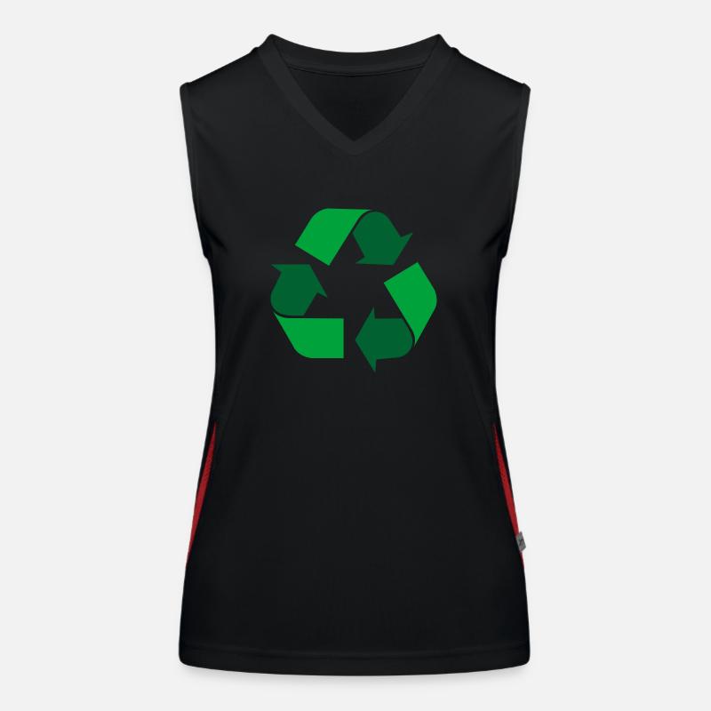 Recycle - two color Women's Functional Contrast Tank Top