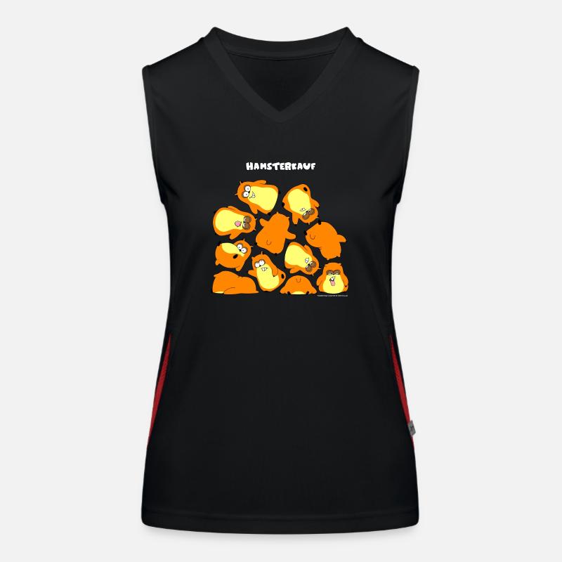 Hamsterkauf total - Tragebeutel deluxe Funktionelles Kontrast-Tank Top für Frauen