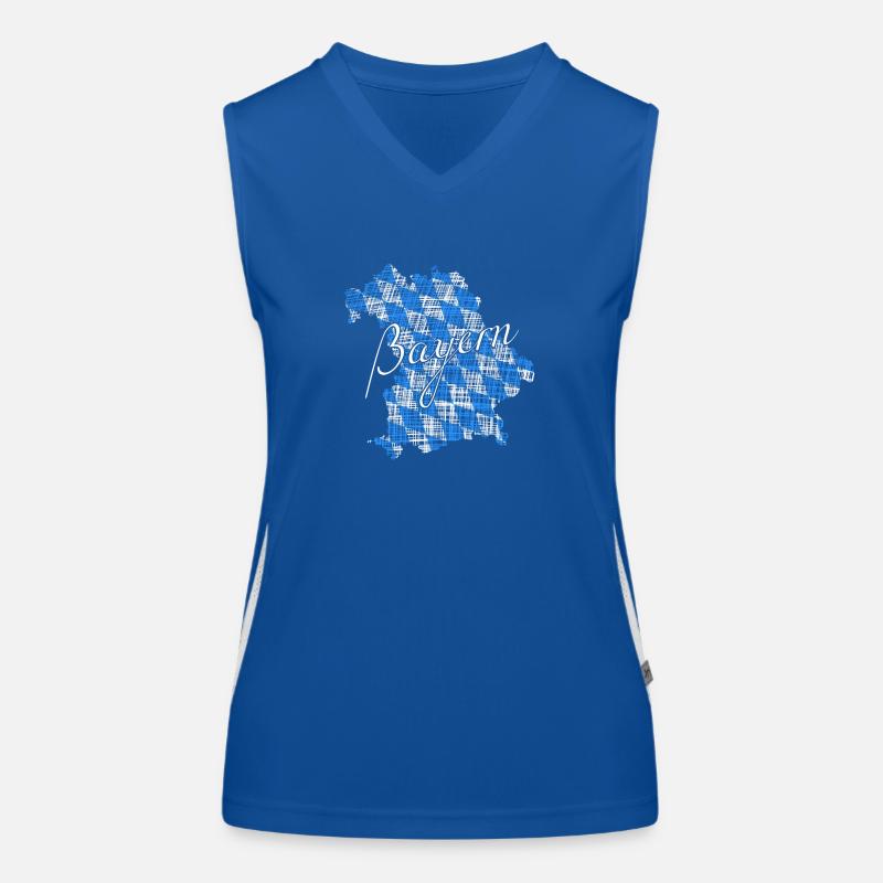 Bayern Funktionelles Kontrast-Tank Top für Frauen