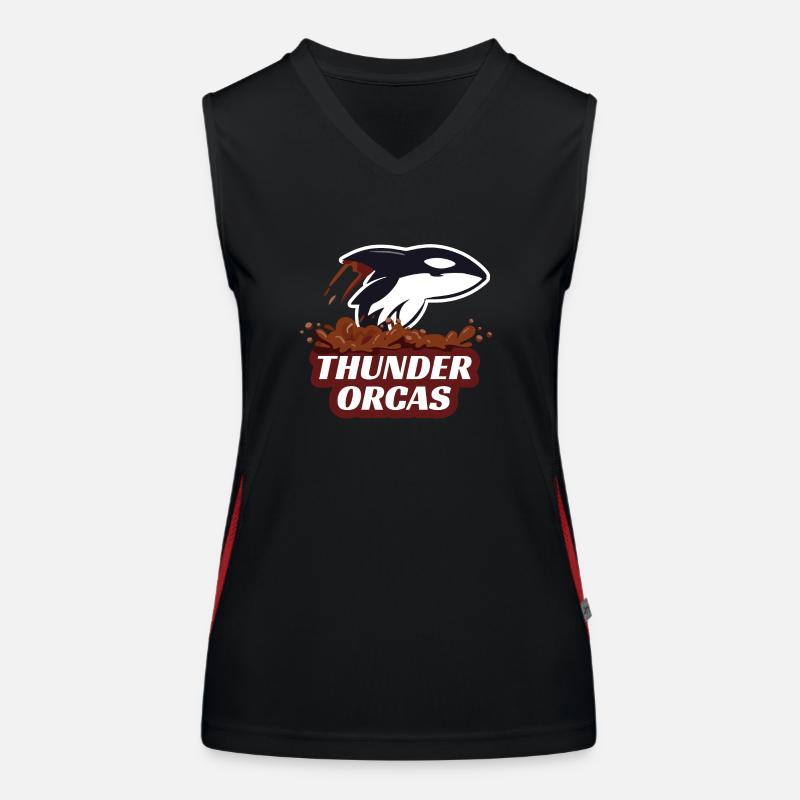 Thunder Orcas 2022 Funktionelles Kontrast-Tank Top für Frauen