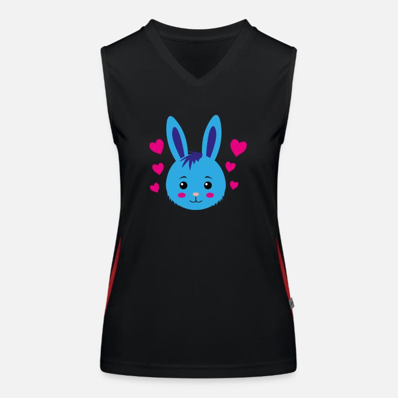 Rabbit Hearts Women's Functional Contrast Tank Top
