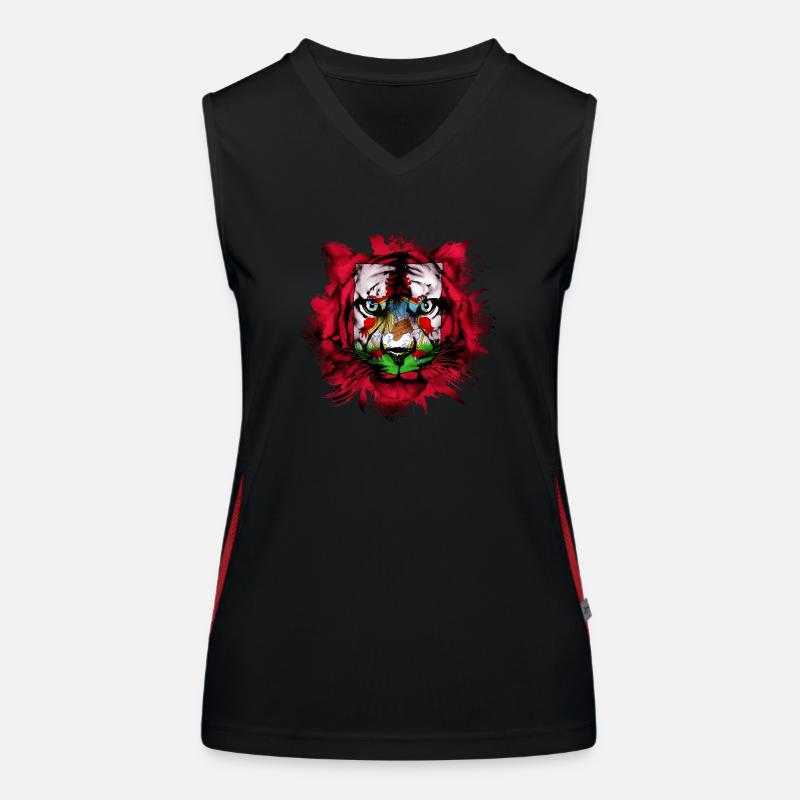 Bermuda Funktionelles Kontrast-Tank Top für Frauen