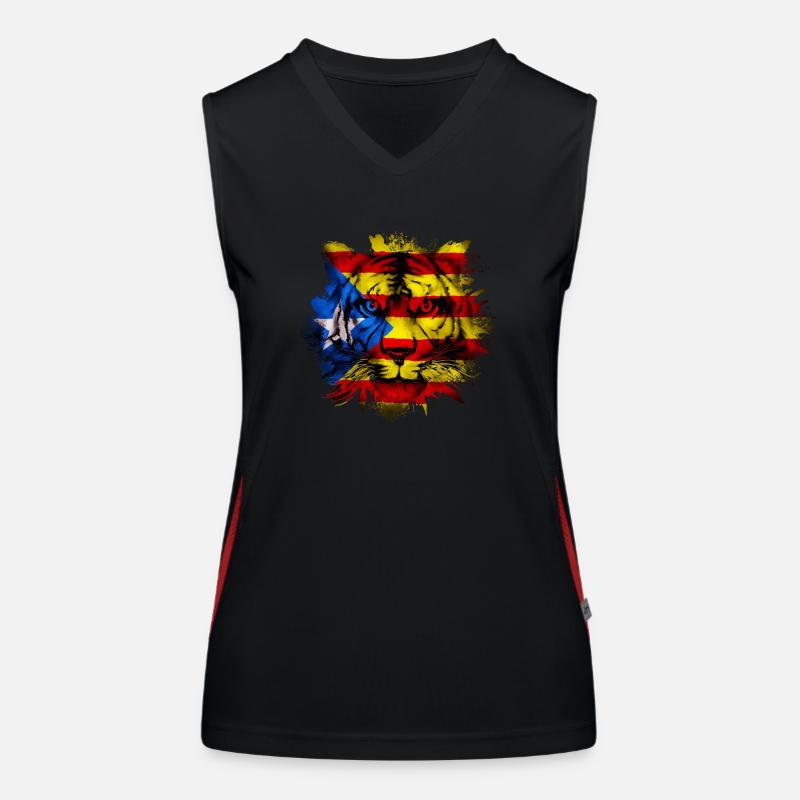 Catalogne Débardeur respirant contrasté Femme
