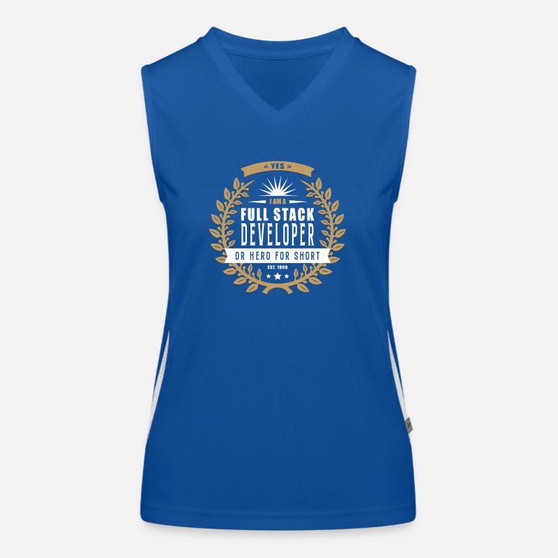 L’enfer des développeurs Full Stack Débardeur respirant contrasté Femme