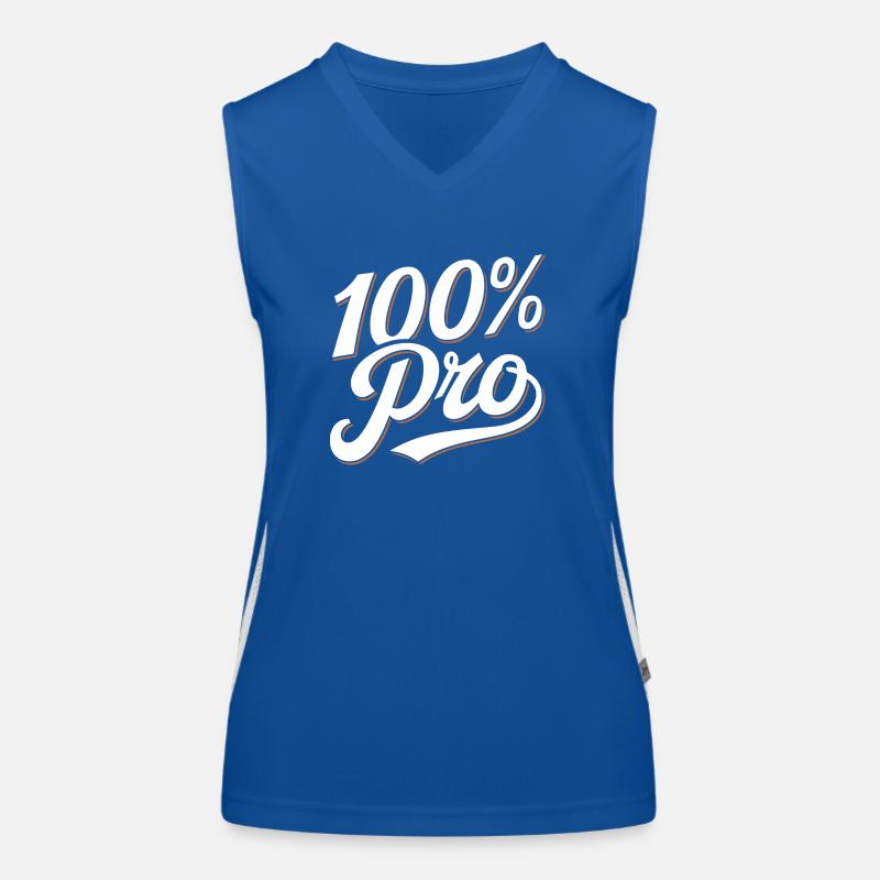 100% pro Débardeur respirant contrasté Femme