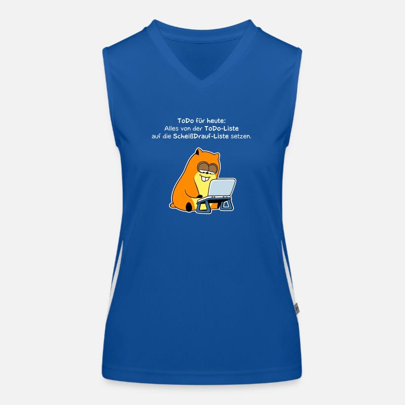 ToDo (white) Funktionelles Kontrast-Tank Top für Frauen