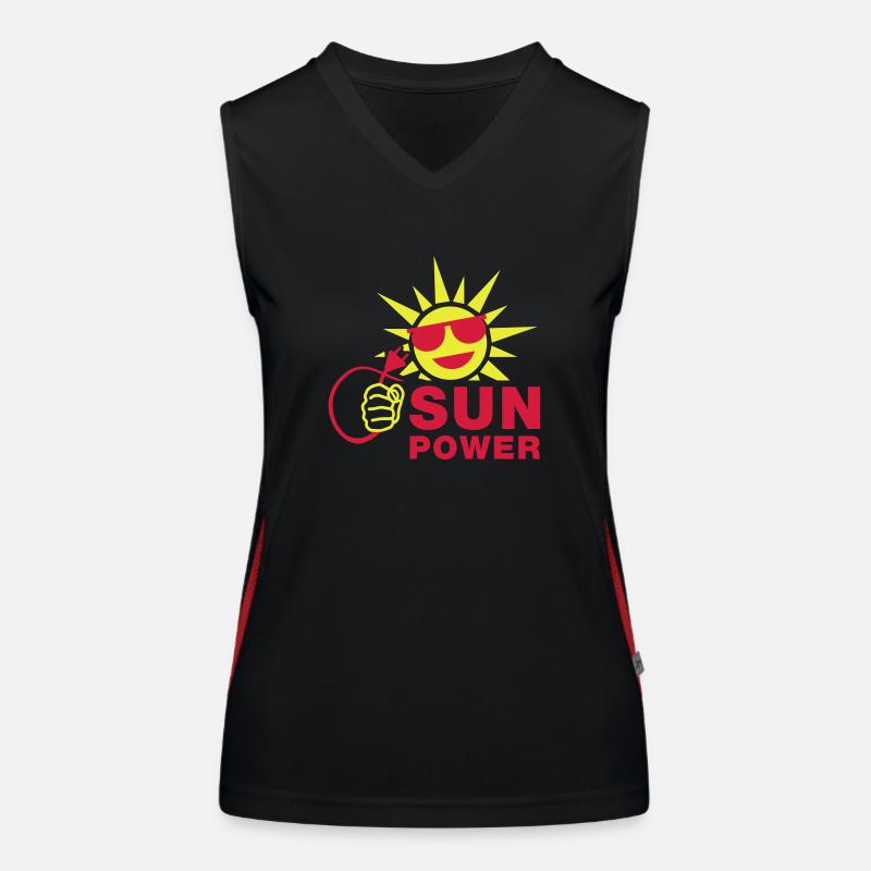 sun_power_1__f2 Funktionelles Kontrast-Tank Top für Frauen