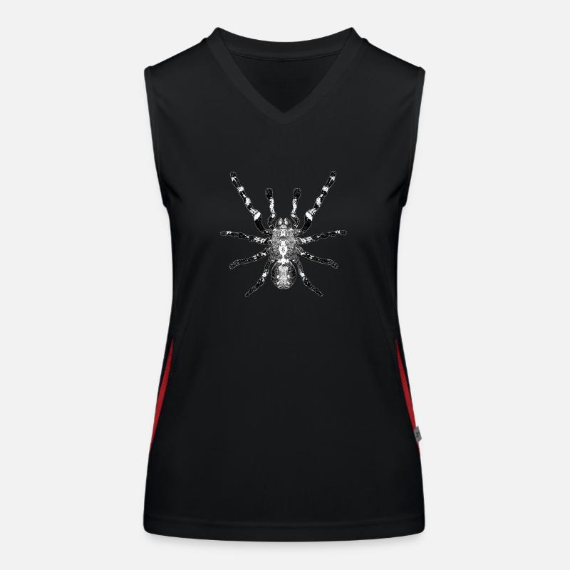 Araignée, arachnide Débardeur respirant contrasté Femme