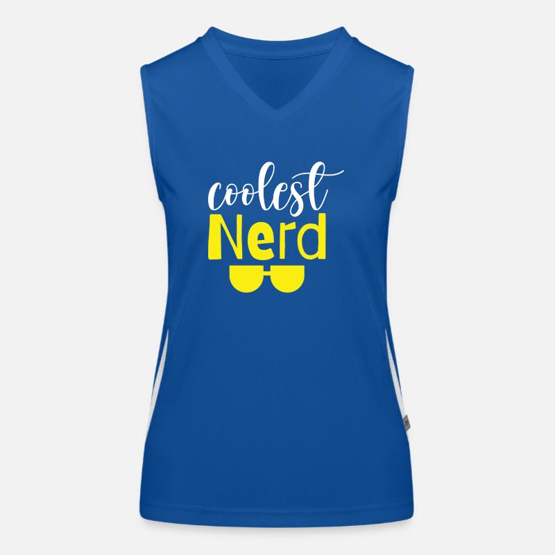 Nerd le plus cool Débardeur respirant contrasté Femme