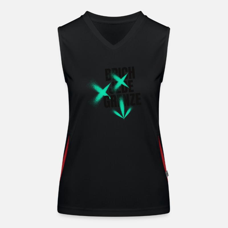 Break every border Women's Functional Contrast Tank Top