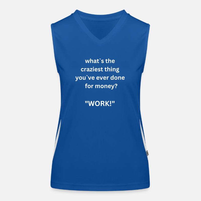 Work!? Funktionelles Kontrast-Tank Top für Frauen