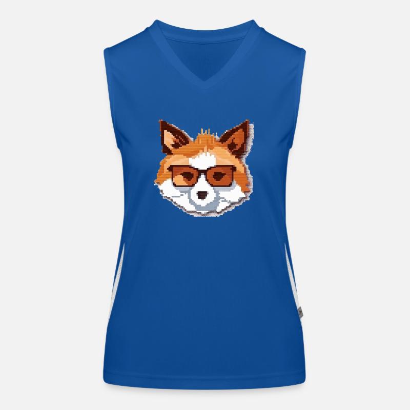 Pixoto the Fox Women's Functional Contrast Tank Top