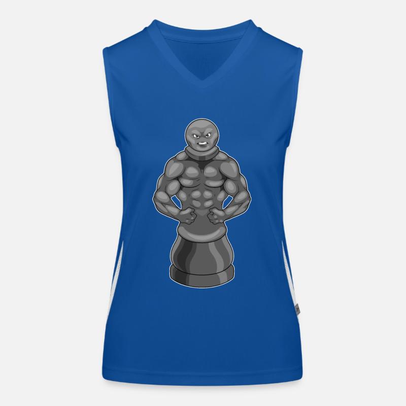 Pièce d’échecs, Pion, Échecs, Guerrier Débardeur respirant contrasté Femme