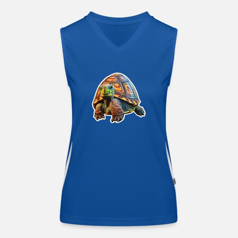 Turtle psychedelic Women's Functional Contrast Tank Top