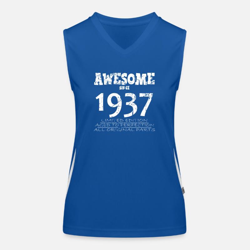 1937 - Legendary 87th Anniversary Women's Functional Contrast Tank Top