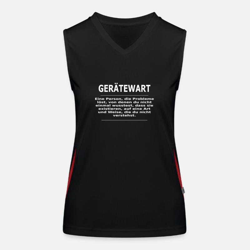 GERÄTEWART Funktionelles Kontrast-Tank Top für Frauen