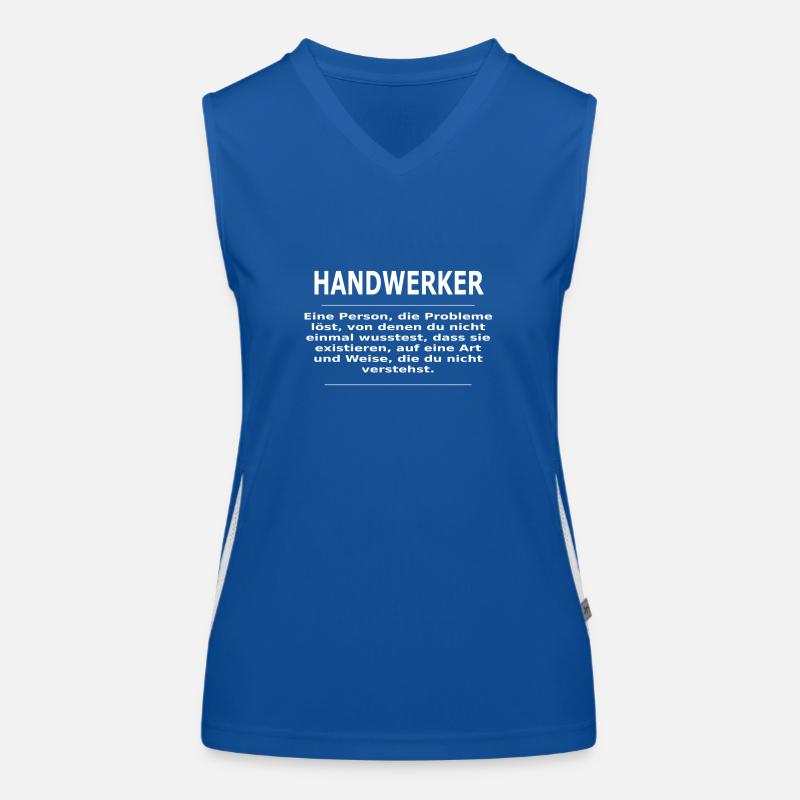 HANDWERKER Funktionelles Kontrast-Tank Top für Frauen