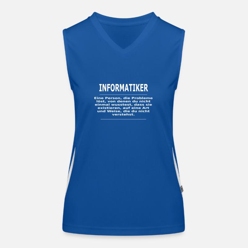 INFORMATIKER Funktionelles Kontrast-Tank Top für Frauen