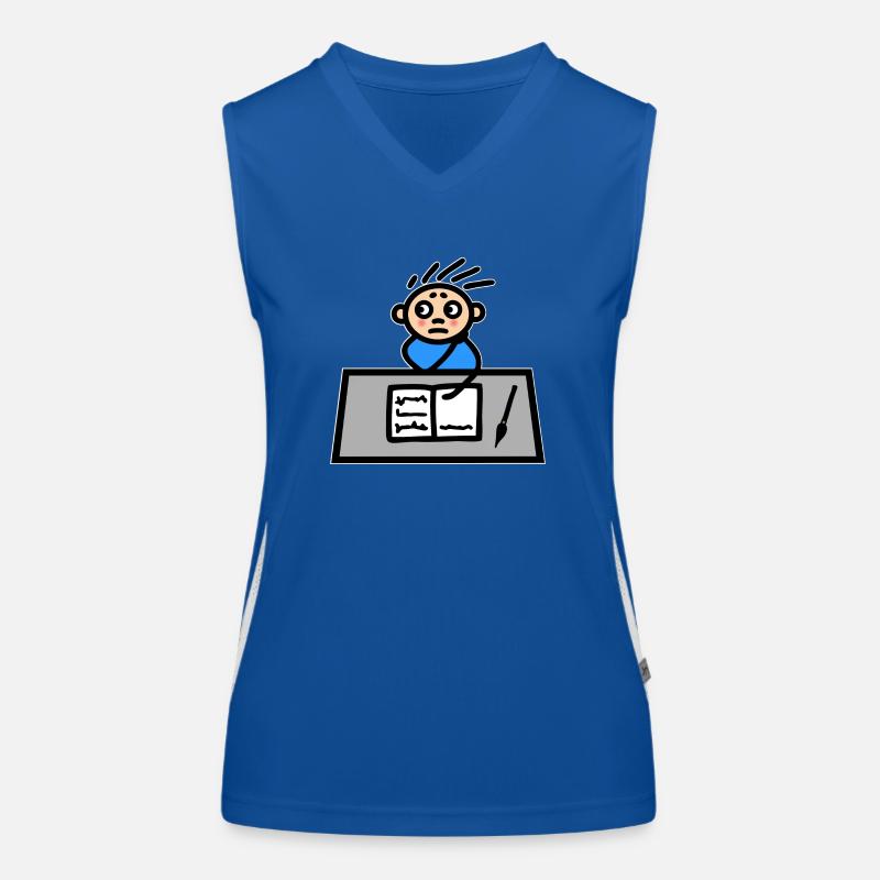 Young Desk - Learn School Homework Women's Functional Contrast Tank Top