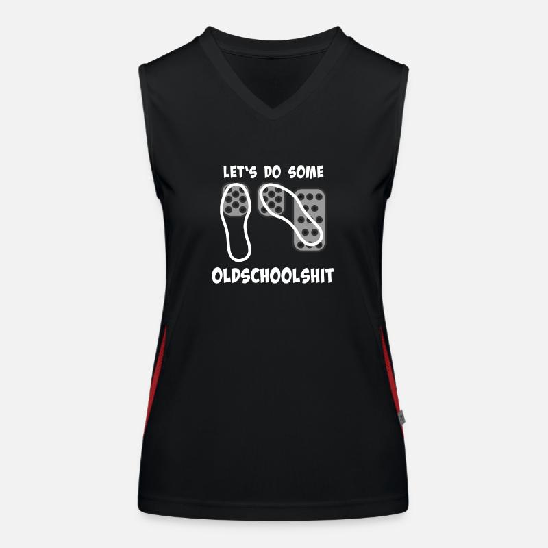 Pedals - Oldschoolshit - Lace- technique Women's Functional Contrast Tank Top