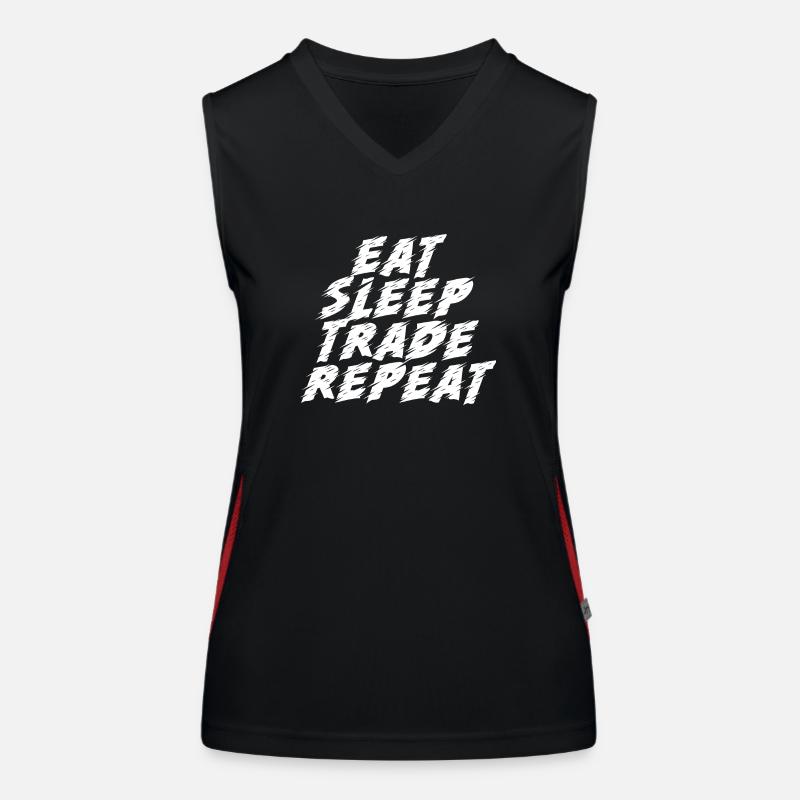 Crypto Bitcoin Trading Funktionelles Kontrast-Tank Top für Frauen