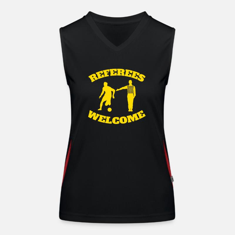 Referees Welcome Women's Functional Contrast Tank Top
