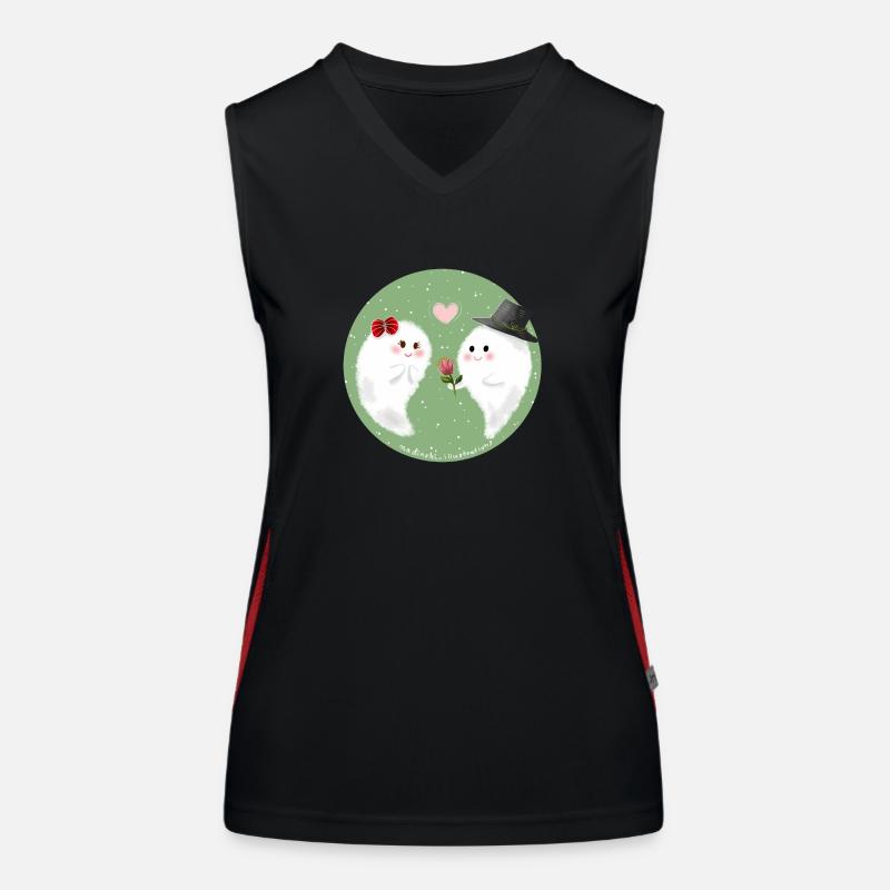 Saint-Valentin Débardeur respirant contrasté Femme