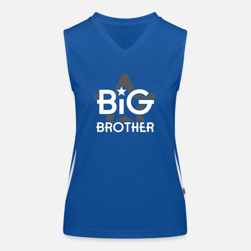 GROßER BRUDER Funktionelles Kontrast-Tank Top für Frauen