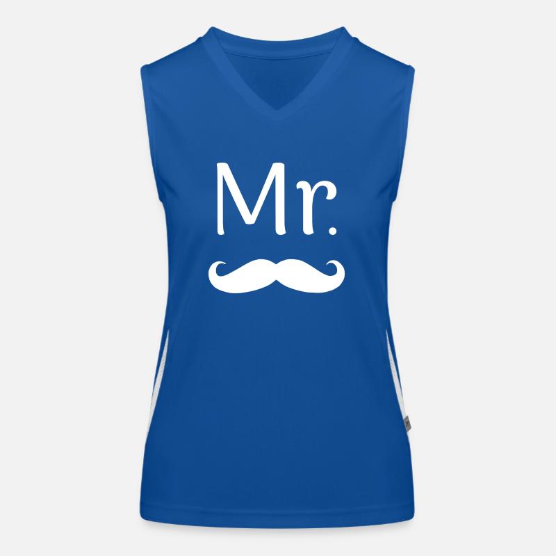 M. MISTER MAN BEARD Débardeur respirant contrasté Femme