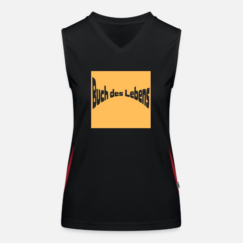 Buch des Lebens Funktionelles Kontrast-Tank Top für Frauen