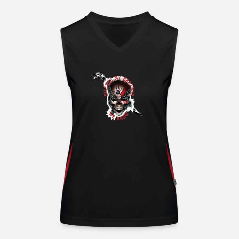 Dunkle Bruderschaft Funktionelles Kontrast-Tank Top für Frauen