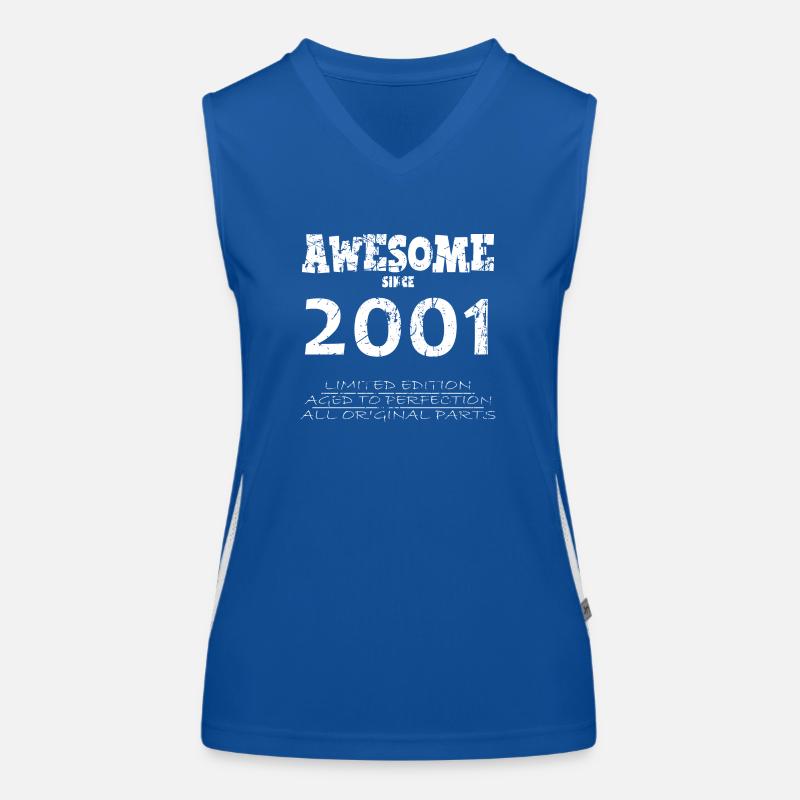 2001 - Legendäres 23-jähriges Jubiläum Funktionelles Kontrast-Tank Top für Frauen